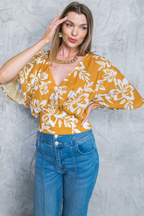 let-the-light-in-brown-woven-top Flying Tomato-Sophia's StyleTOPS-1